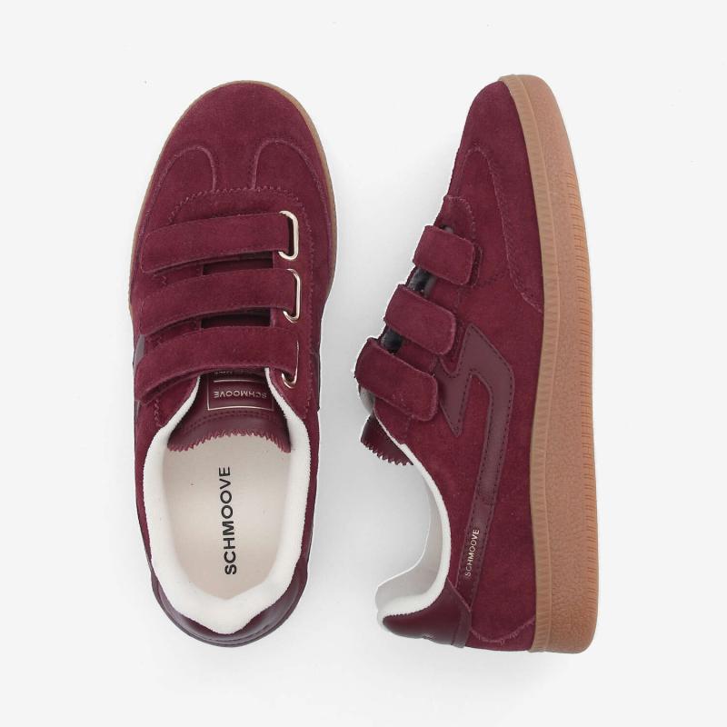 SHEFFIELD STRAPS W - SUEDE/NAPPA - BORDEAUX